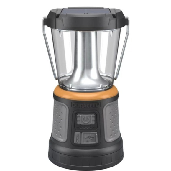 Duracell 2000 Lumens Tri-Power Rechargable Lantern Solar Power Built-In Battery - Picture 2 of 15